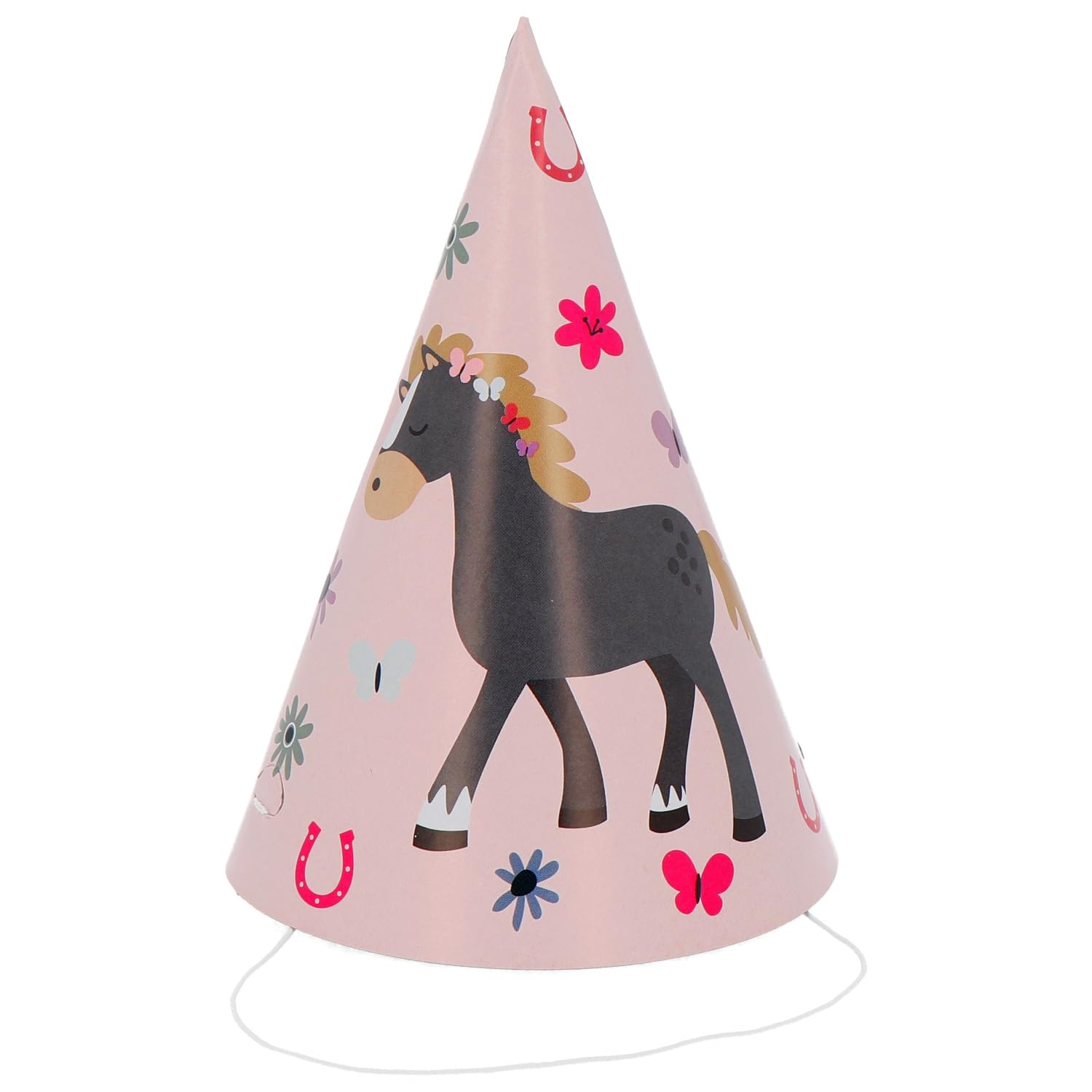 Folat 27506 Paard Verjaardagsdecoratie Roze - Vlaggenketting - Happy Folat 27506 Paard Verjaardagsdecoratie Roze - Vlaggenketting - Happy