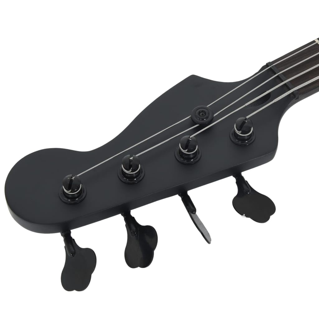 Generico Basso Elettrico per Principianti con Custodia Nero 4/4 46",Nero,4.54kg,70185