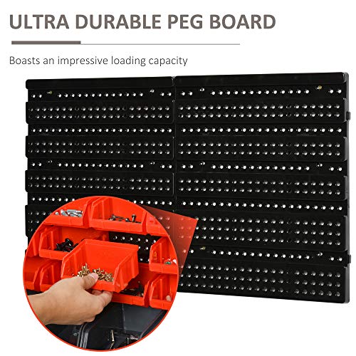 DURHAND 30 Cubbie On-Wall Storage Board Tool Screw Organiser Garage Workshop DIY Container w/Screw Kit Tool Equipment Tidy 9 DURHAND 30 Cubbie On-Wall Storage Board Tool Screw Organiser Garage Workshop DIY Container w/Screw Kit Tool Equipment Tidy - Image 9