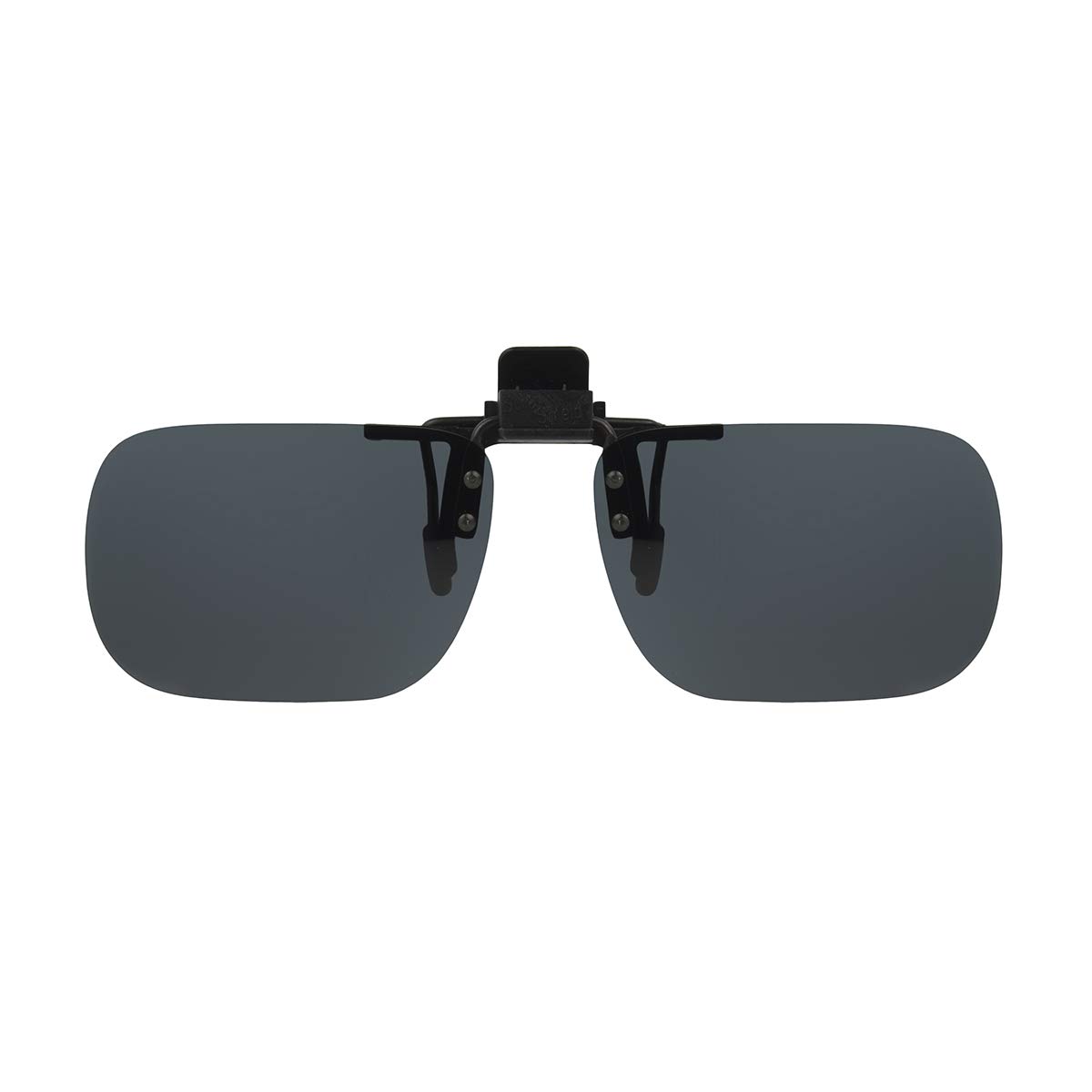 Dioptics Solar Shield Flip Up Clip on Sunglasses Rectangular