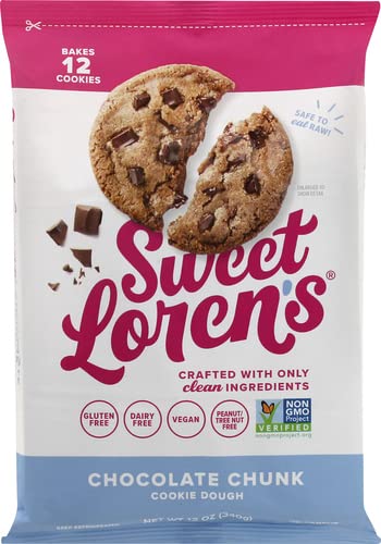Sweet Loren's, Chocolate Chunk Cookie Dough, 12 Ounce