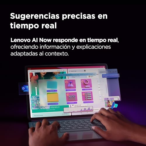 Lenovo Yoga Tab Plus – Tablet IA 12.7" 3K (Qualcomm Snapdragon 8 Gen 3, 16 GB RAM, 256 GB UFS 4.0, 144 Hz, Wi-Fi 7, Bluetooth 5.4, Android 14) Tidal Teal - Incluye Teclado + Pen - imagen 7