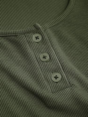 CIDER Rib Button Drawstring Midi Dress2