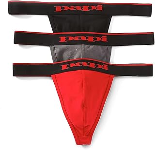 Men's 3-Pack Premium Fashion Cotton Active Stretch Thong