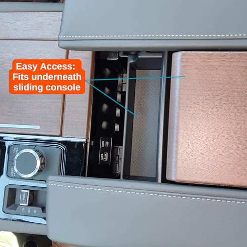 Image of Vehicle OCD - Center Console Organizer Tray for Toyota Tundra (2022-2026) / Sequoia (2023-2026) - Made in USA - NOT Compatible with Center Console Safe - SLX184