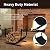 SCENDOR 17.5" Firewood Log Rack for Firewood, U-Shaped Heavy-Duty Iron Log Rack Stacking Rack Storage Rack Indoor Outdoor