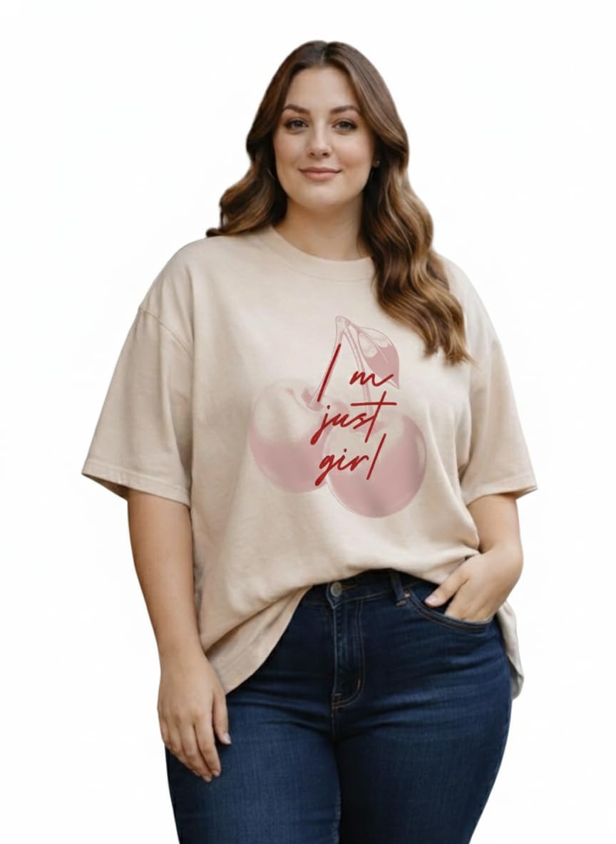Women’s Plus Size Printed Oversized T-Shirt, Comfortable & Stylish Tee, Trendy, Relaxed Fit Top for Casual, (Sizes 3XL to 5XL)-image-35