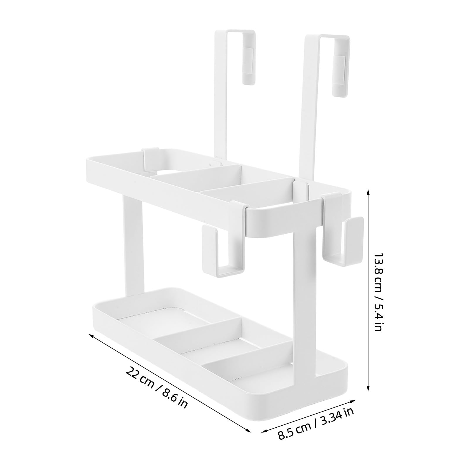 Zerodeko Soporte para secador de Pelo para Puerta de Armario, Organizador