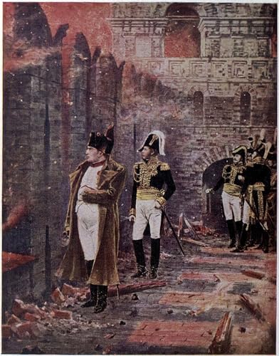 Toile le Kremlin est en feu de Vereshchagin pour bureau moderne