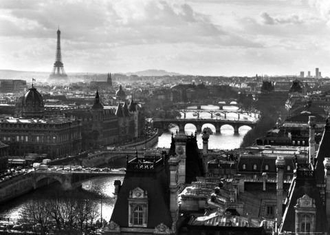 Affiche Tour Eiffel Paris de qualité supérieure au grand format 61x91,5 cm