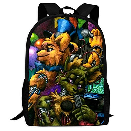Preisvergleich Produktbild Five Nights at Fre-ddys 3D-Druck Rucksack Schultasche Student Bookbag für Mädchen Jungen