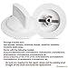 Seentech WE1M652 Dryer Timer Control Knob with Reinforced Metal Ring - Compatible GE & Hotpoint Dryers – Replaces: 1264289 AP3995164 PS1482196 (Pack 2)