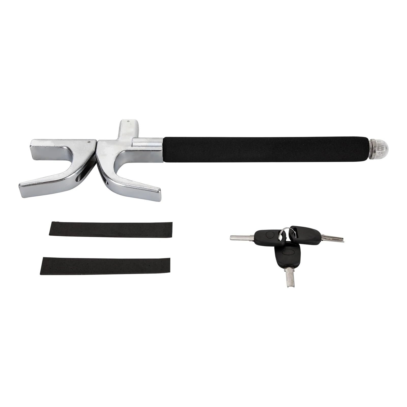 Steering Wheel Lock U-Shape Steering Wheel Lock Self-Locking for Car Truck SUV Van Auto Security Anti Theft Device