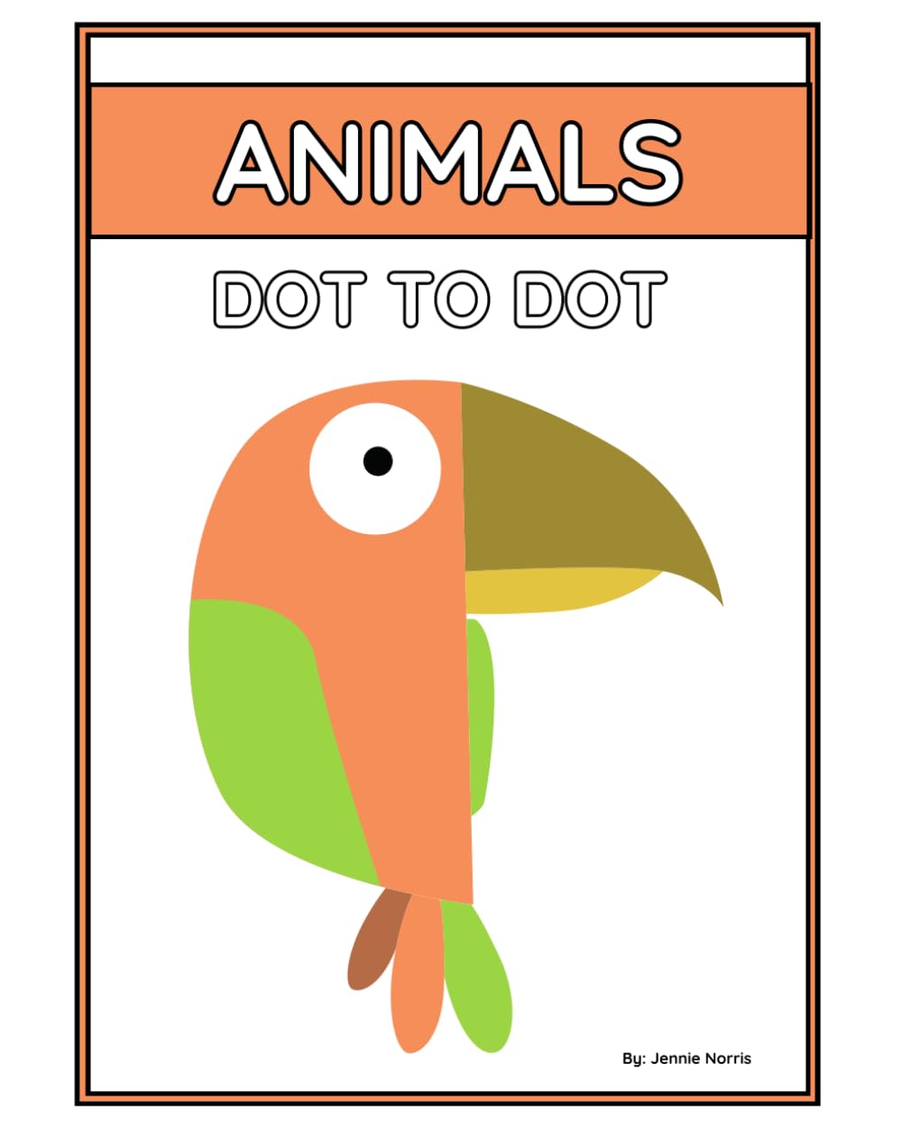 Animals Dot to Dot Activity Book