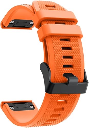Miniatura 6 de Correa de silicona compatible con Garmin Forerunner 965955945935, 0.866 pulgadas, ajuste rápido, correa de silicona de repuesto para Garmin Quatix 7
