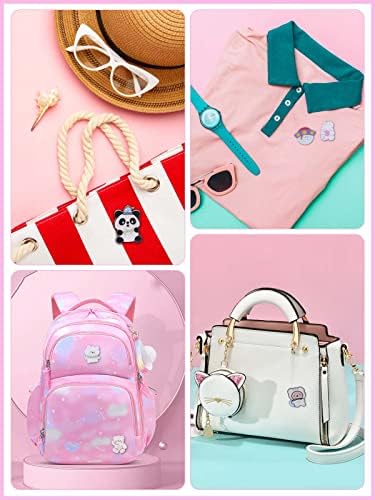 Set Di 65 Spille Acriliche Kawaii - Animali, Cartoon, Per Zaini, Borse E Giacche, Regalo Carino - Foto 4