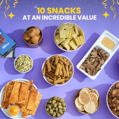 Image of Snackible Bestselling Snacks Box | Box of 10 Healthy Snacks | Healthy Gift Box | Best Gifting Option |Corporate Gifts | Gourmet Snack (Pack of 3)