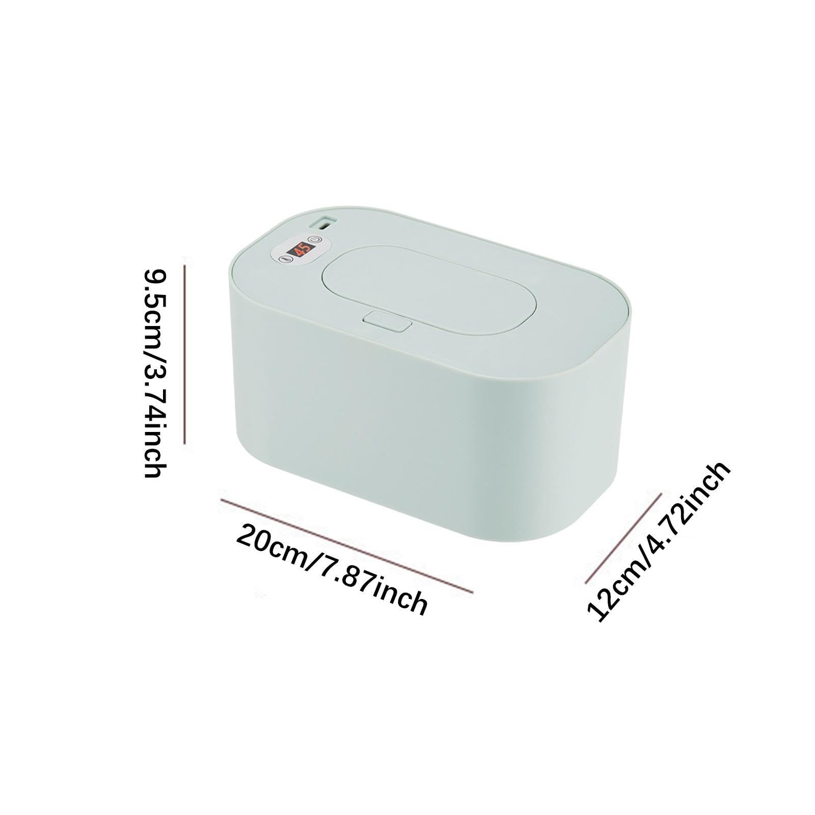 Calentador toallitas húmedas para con control inteligente temperatura. Dispensador toallitas húmedas. Calentador húmedas para, Pantalla de Temperatura Verde