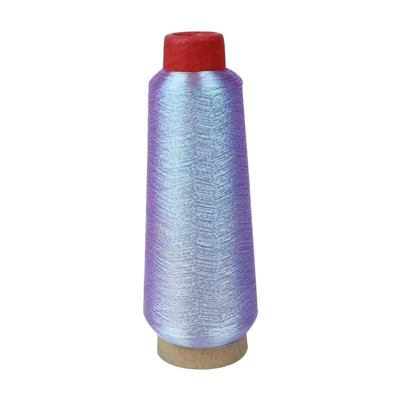 2200M Metallic Glitter Polyester Sewing Thread - Iridescent Embroidery Thread for Sewing Machine,Cross Stitch-M030