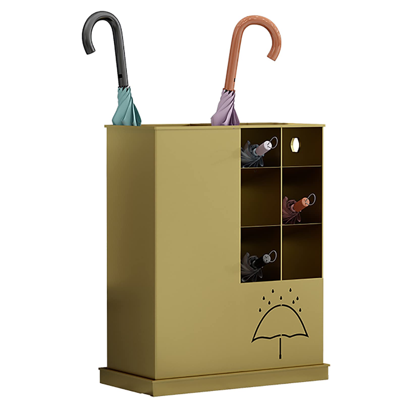 Porte-parapluies avec évier amovible pour éviter les sols glissants au bureau