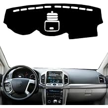 Car Dashboard Cover Sun Shade Avoid Light Mat Pad Dashboard Grip Mat Instrument Panel Carpe for Chevrolet Captiva for Holden 2006 2007 2008 2009 2010-2017 2018