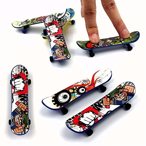 Ltytyj Finger Skateboards For Kids Set Of 12, Mini Skateboard Fingerboards 12 Pieces Finger Toys Pack, Gifts For Kids Children Finger Skater #TOP1