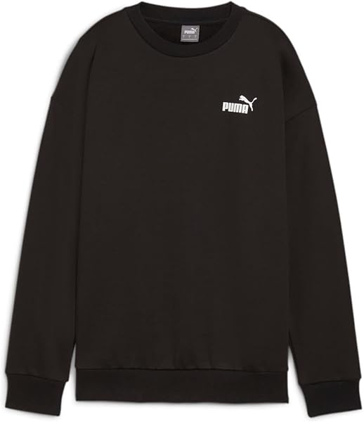 PUMA ESS+ Relaxed Small Logo Crew Sweatshirt Kadın