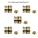 5 Sets TA-4 Hot and Cold Seats for Shower Temptrol Valves, Hot and Cold Seats Replacement, Brass
