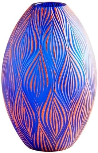 Fused Groove - Large Vase - 7.25 Inches Wide by 12.75 Inches High