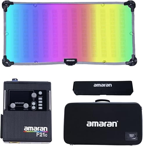 amaran F21c RGBWW Panel de luz LED flexible plegable a prueba de salpicaduras para iluminación de fotografía de estudio de video (amaran F21c)