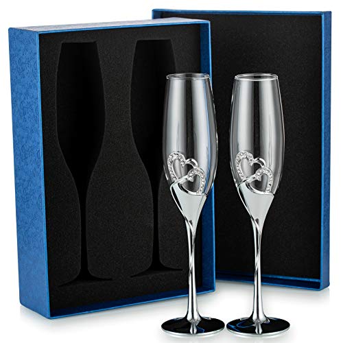 YUEMING Bicchieri Da Champagne, Flute Champagne Matrimonio, Confezione