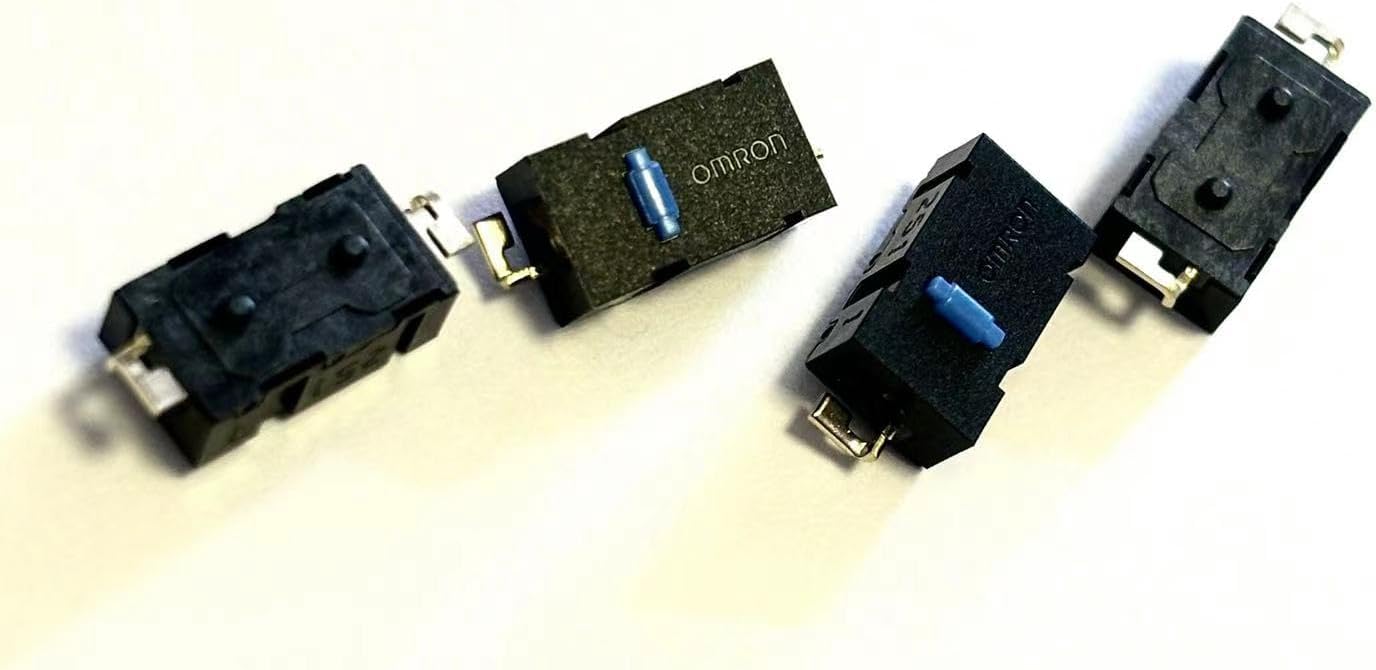 LZYDD 4pcs Micro Switch Mouse Accessories Blue dot Mouse Switches for Logitech G903 G900 Side Key G502 G603 GPW G Pro Wireless Side Button