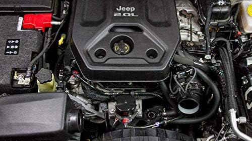 Miniatura 8 de Mishimoto MMBCC-JLH-18CBE Baffled Oil Catch Can Compatible con Jeep JL 2.0L 2018+ Negro