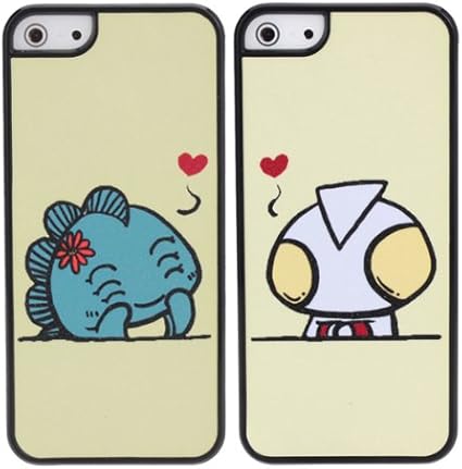 Amazon Iphone 5のためにかわいい漫画ウルトラマン怪獣恋人ケース ウルトラマン 家電 カメラ オンライン通販