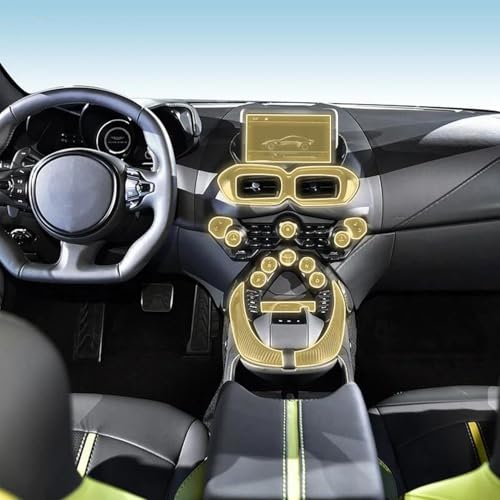 Protéger console Aston Martin Vantage rayée avec le film PPF intérieur