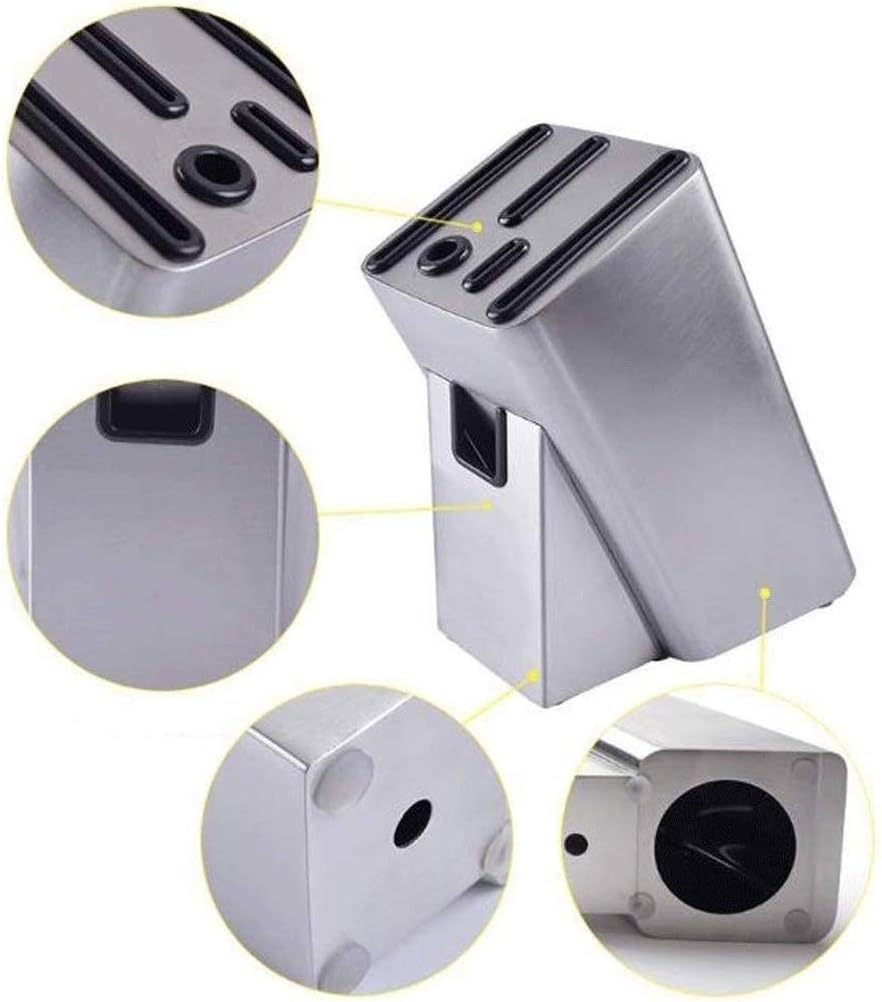Knife Block Storage Stand Kitchen,Only Selling Cutter Holder,Stainless Steel Modern Universal Organizer