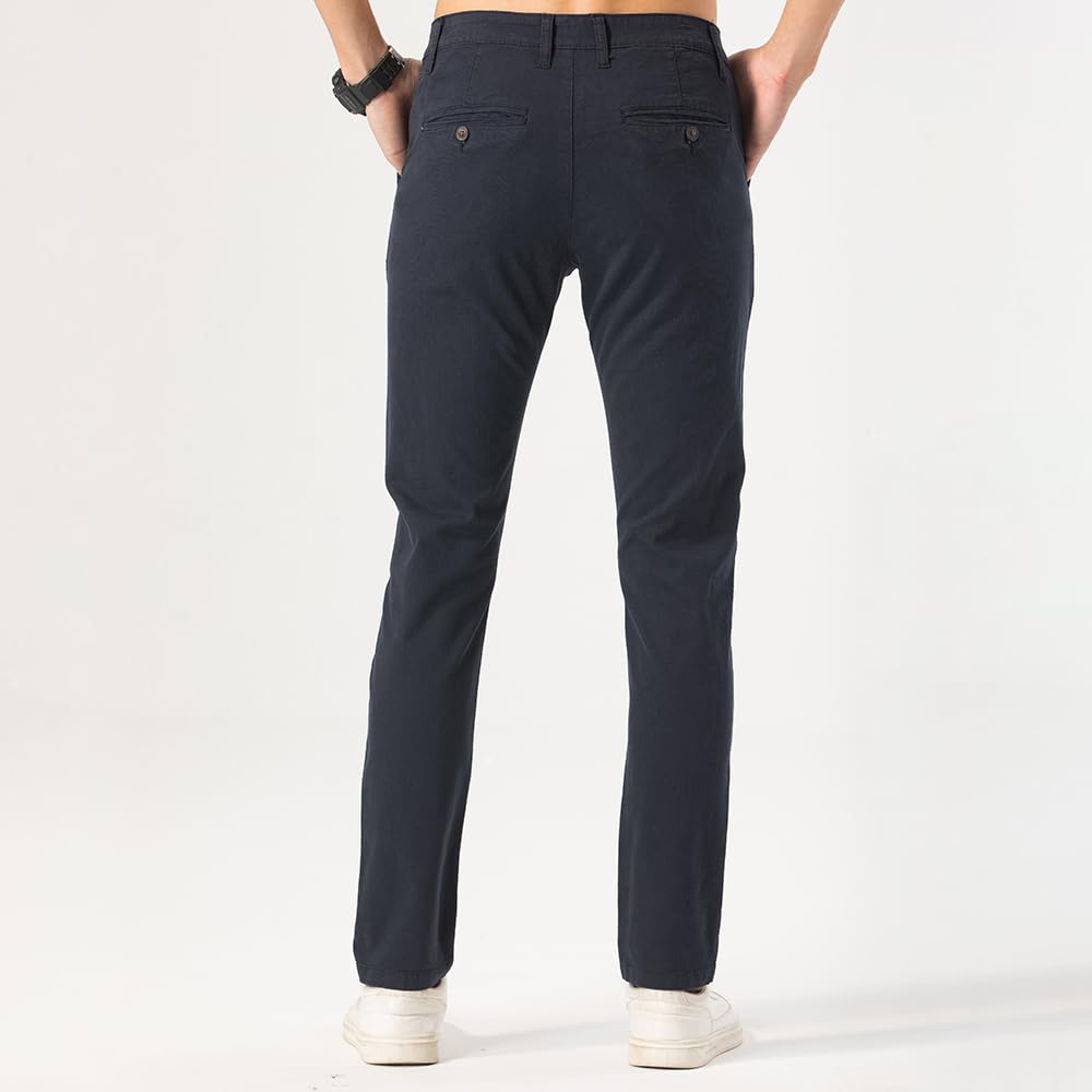 TONY BACKER Pantalone Uomo Chino da Ufficio in COTTONE 1630