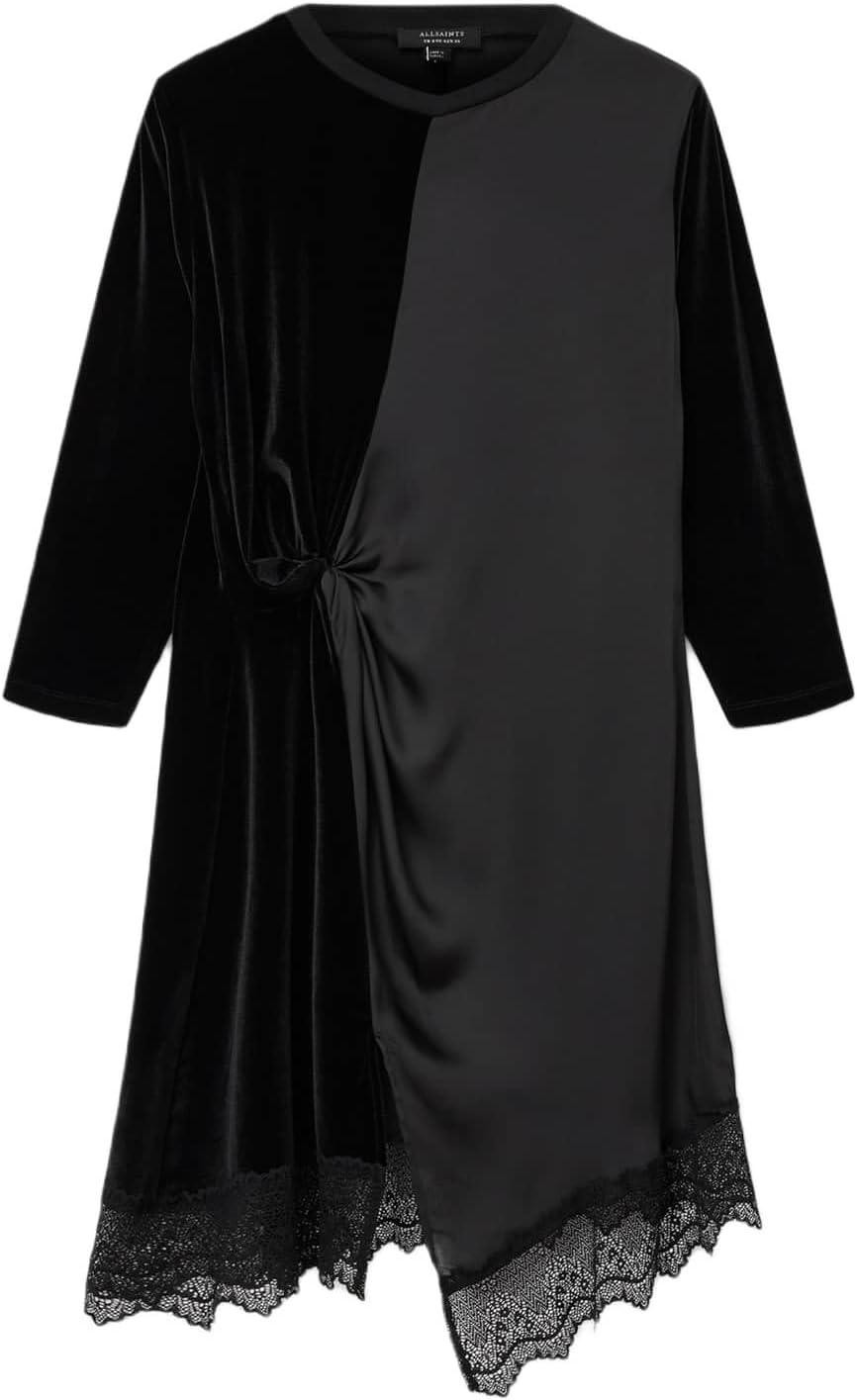 AllSaints Women's Lana Velvet Dress - Image 5