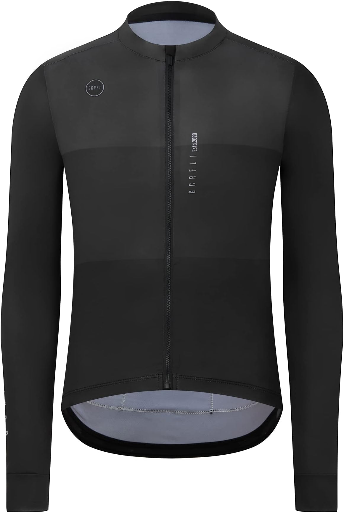 GCRFL Men's Cycling Jersey Long Sleeves Road Bike Jersey Shirt Cycling Tops, Zipper Pocket Lightweight PRO Race Fit UPF 50+