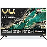 Vu 108 cm (43 inches) Premium Series 4K Ultra HD Smart LED Google TV 43CA (Black)