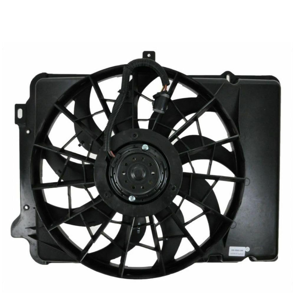 Karoldeare 1pc Engine Radiator Cooling Fan Assembly Set for Ford for Taurus 3.8L 1990-1995,for Lincoln for Continental 3.8L 1990-1994 1ARFA00004 HVA02008