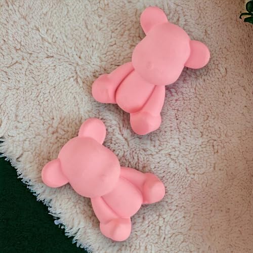 Image of Lucky Jewellery Designer Trendy Teddy And Rabbit Design Earring Stylish Teddy Bear Stud Earing | Cute Cartoon Earrings For Girls & Women (CHEP-TEDDY-PARENT)