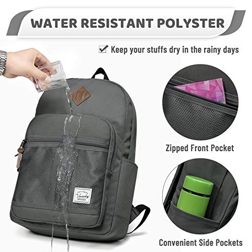 Rugzak Schoolrugzakken, VASCHY Mannen Vrouwen Ultralichte Schoolrugzak Tieners voor 15,6-inch laptop Middelbare School… - Image 3