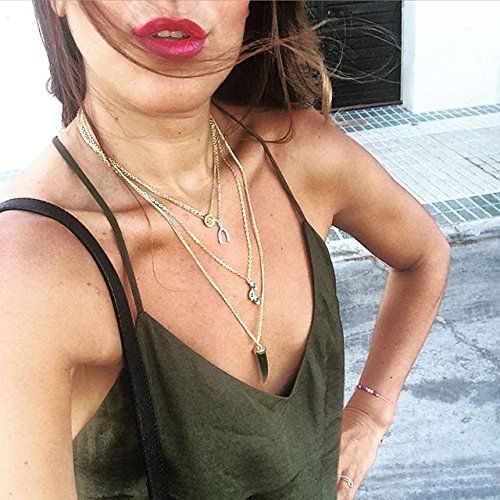 Happiness Boutique Collana Sovrapponibile Pendente...