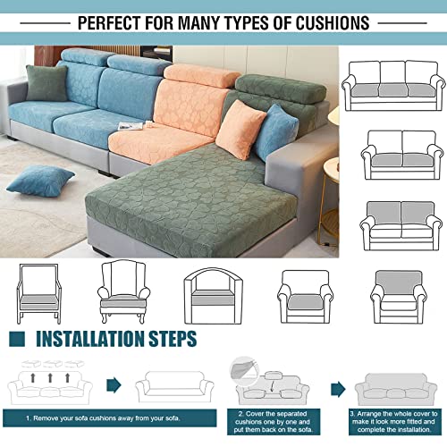 Housse de coussin extensible pour canapé sectionnel 1 2 3 4 places - 8