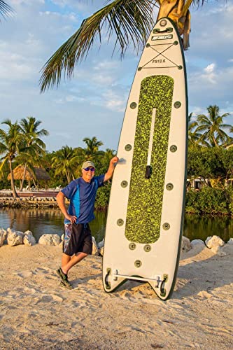 Sea Eagle Fishsup 126 Inflatable Fishsup - Swivel Seat Fishing Rig Package #TOP1
