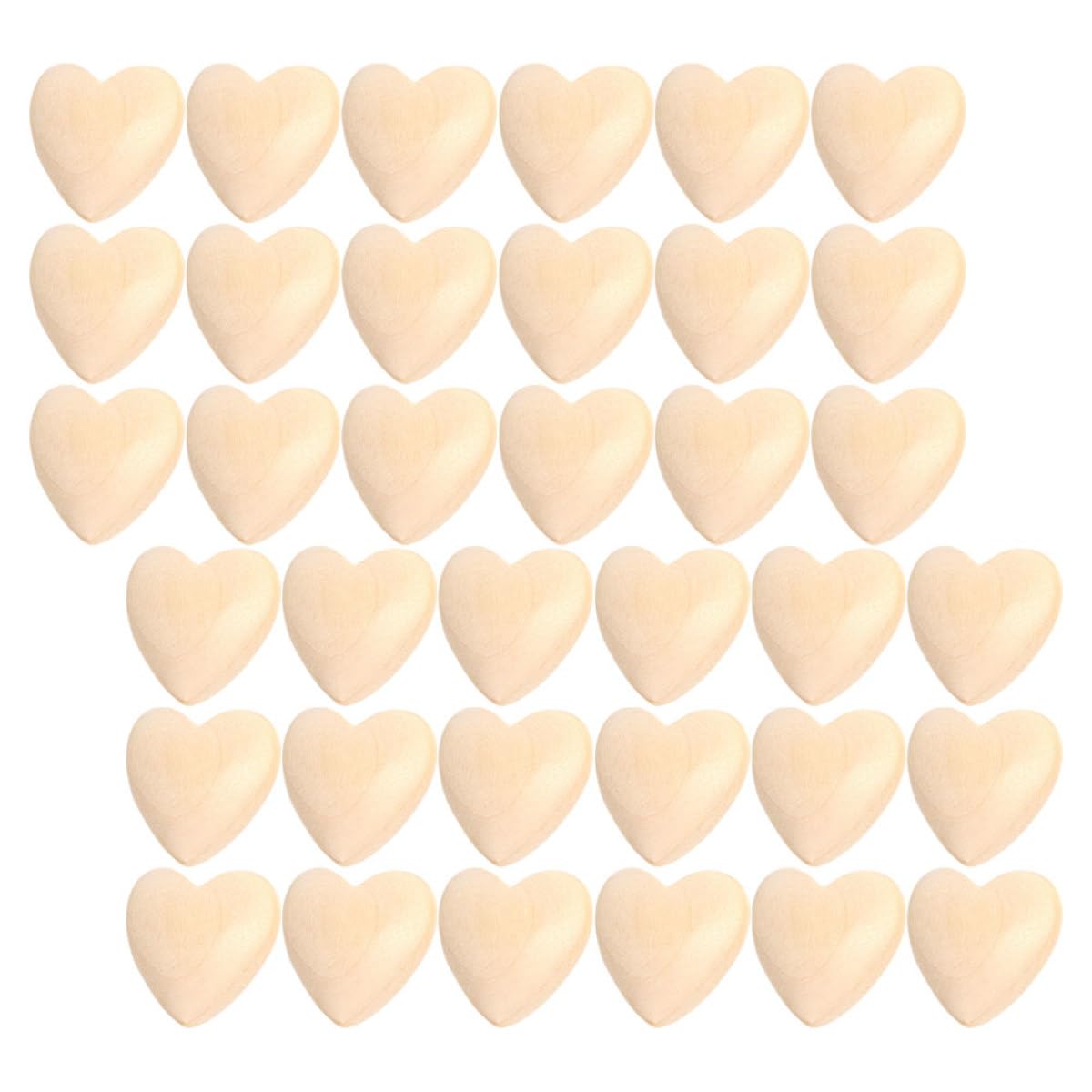 ibasenice 150 Stk Log Farbe Pfirsichherz Girlandenperlen Selber Machen Liebe Abstandsperlen Unfertige Valentinsperlen Holzherzen Zum Basteln Herz-anhänger Schmücken Charme Kind Hölzern