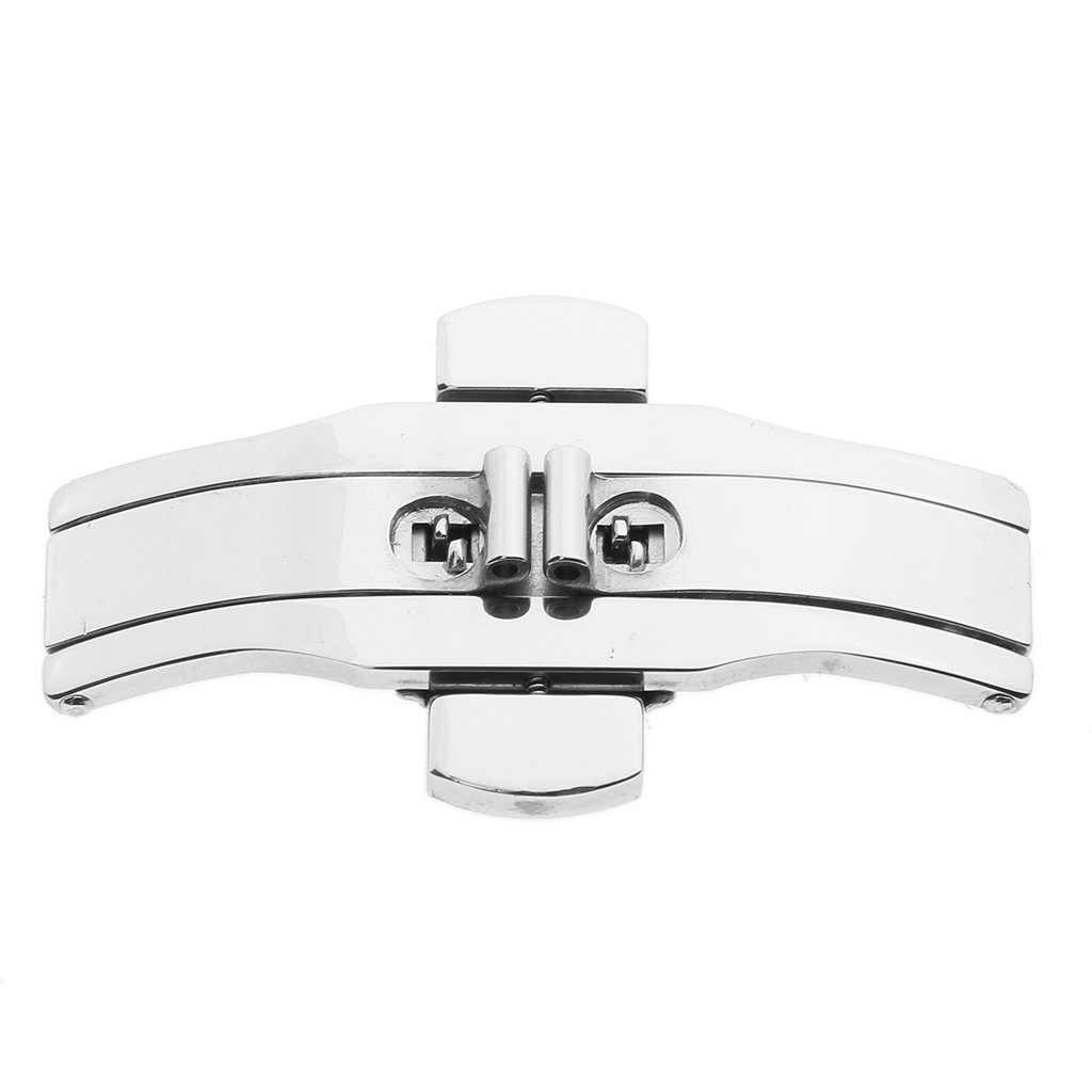 Stainless Steel Butterfly Deployment Buckle Wristwatch Straps Clasps 25x6mm (B091785YN3) Amazon Price History, Amazon Price Tracker