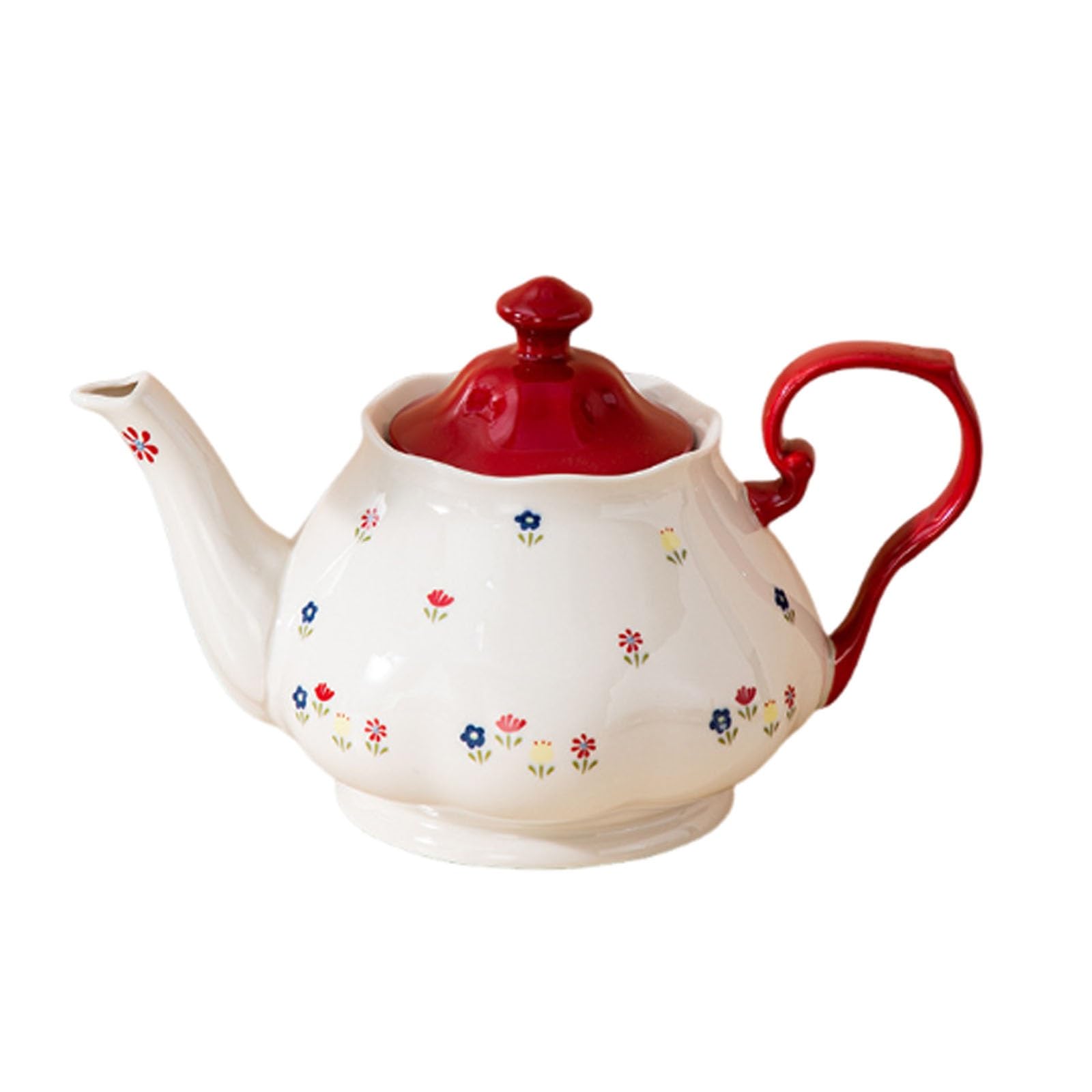 Juego de tetera de porcelana china resistente al calor para uso doméstico