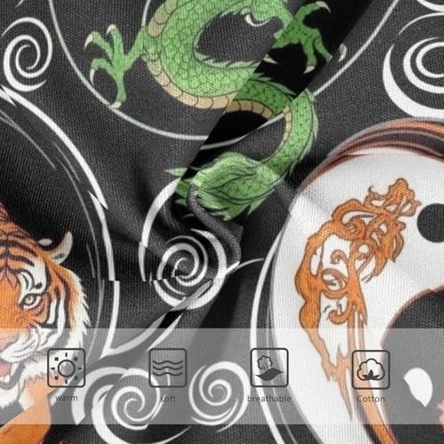 Tiger Green Dragon Girls Panties, Toddler Girl Panties, Cotton Underwear Girls, 2–8 Years3